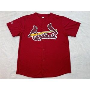 St. Louis Cardinals Red Spring Training Baseball Jersey XL